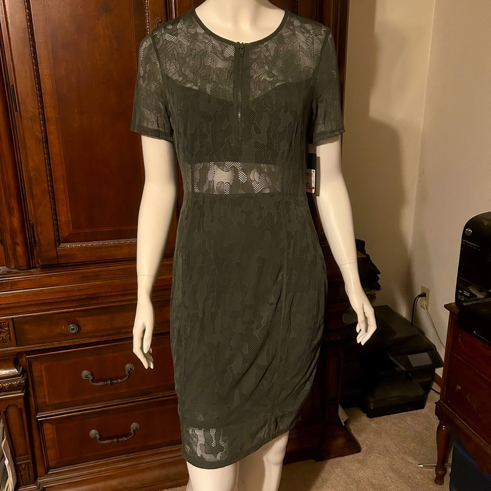 Guess Open Back Lace Dress